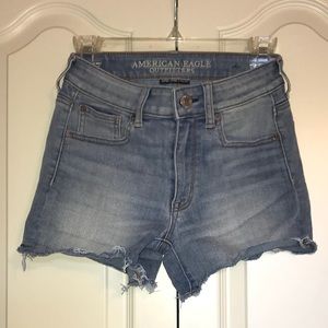 Super Super Stretch Hi-Rise Shortie AEO shorts